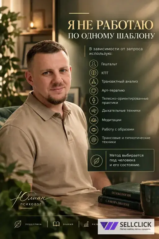 1. Психолог. Помощь в сложной ситуации. Онлайн/Офлайн