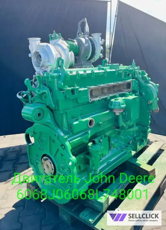 Двигатель John Deere 6068J06068L748001 (700J-II) — Заводской восстановительный ремонт (Германия)