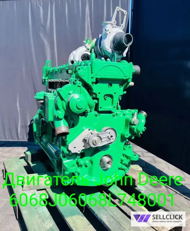 Двигатель John Deere 6068J06068L748001 (700J-II) — Заводской восстановительный ремонт (Германия)