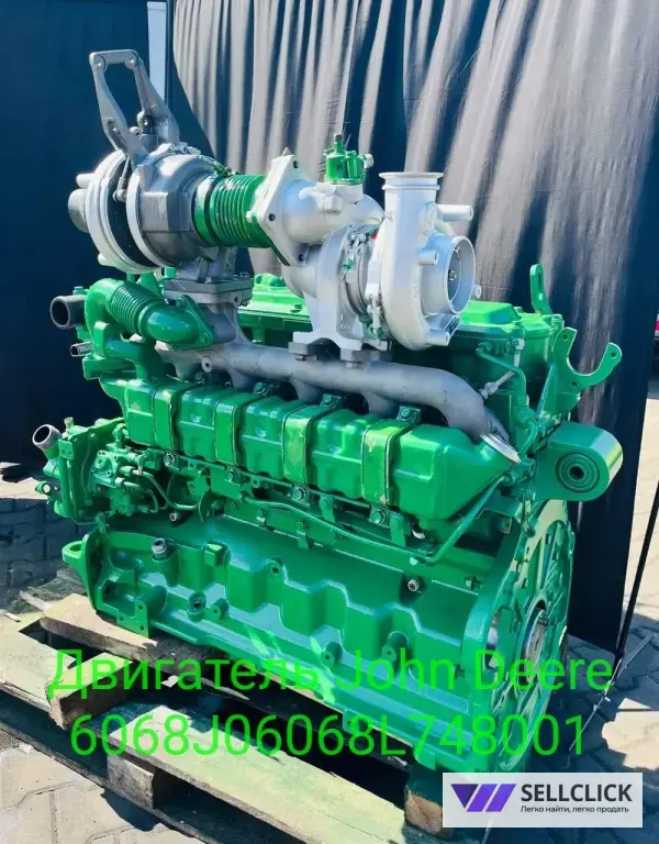 Двигатель John Deere 6068J06068L748001 (700J-II) — Заводской восстановительный ремонт (Германия)