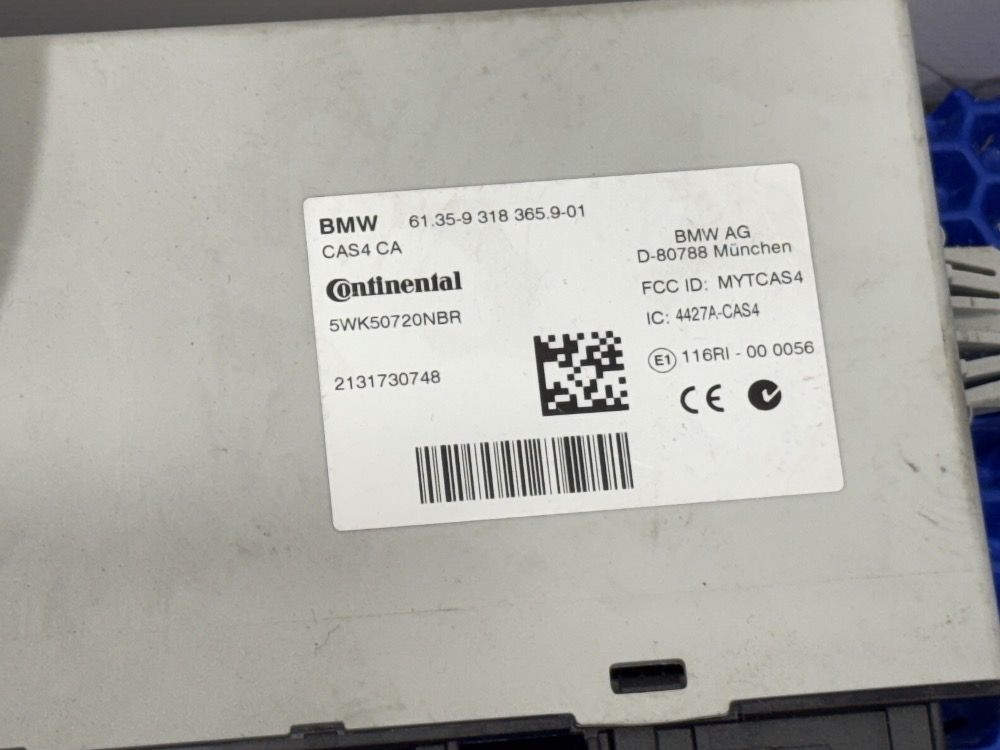 CAS4 с ключем BMW F10, F01, F25 315Mhz