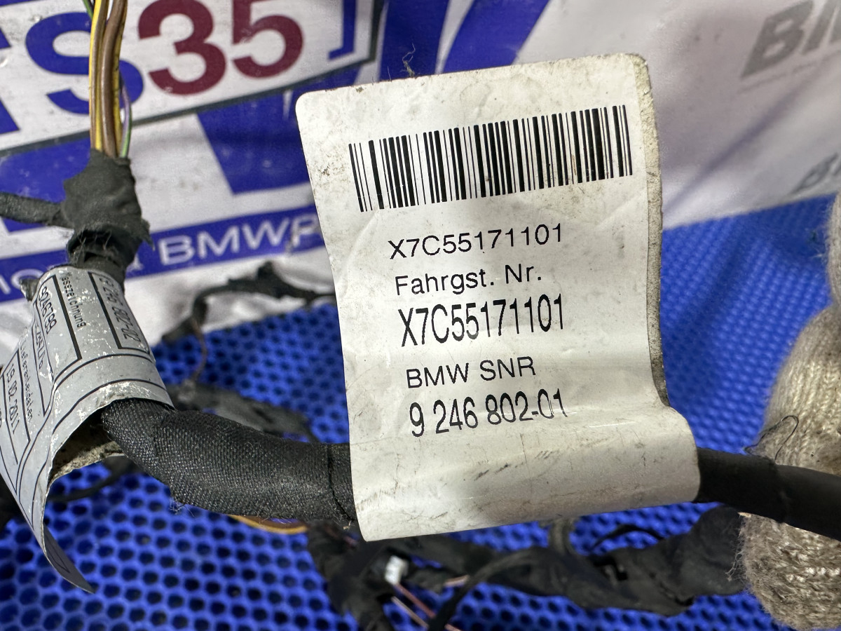 Проводка телевизора BMW F10 Дорестайл
