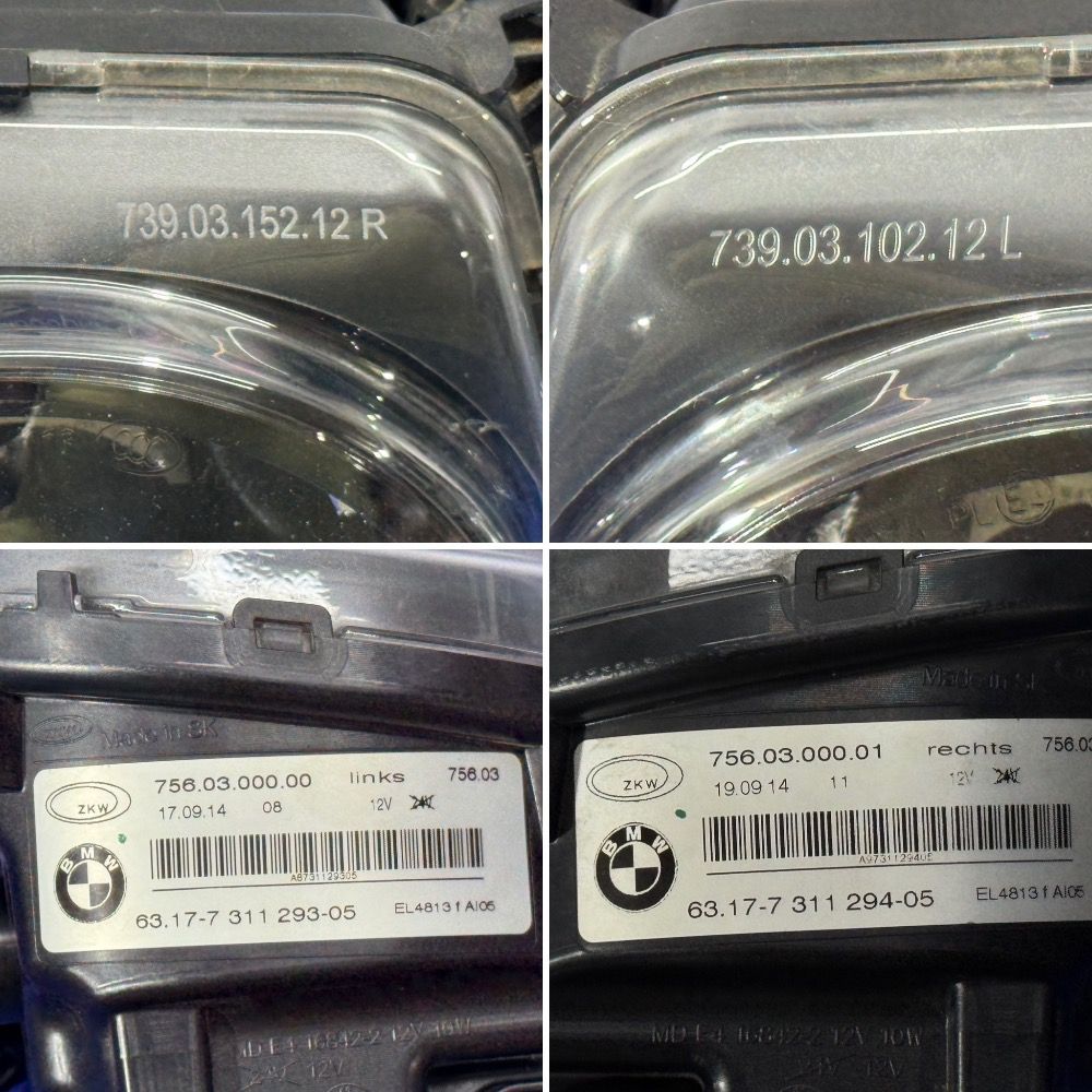 Оригинальные LED ПТФ BMW F10, F07
