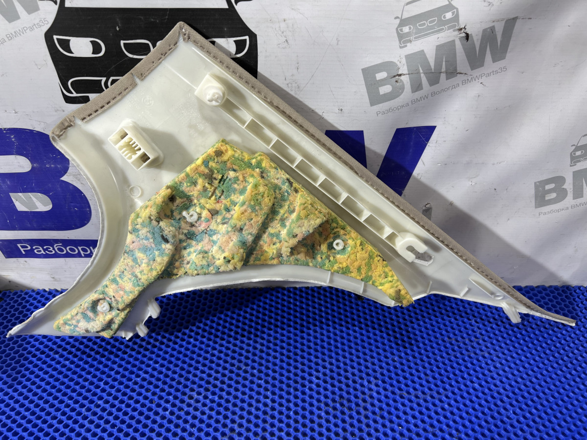 Накладка задней стойки BMW F10 бежевая OYSTER