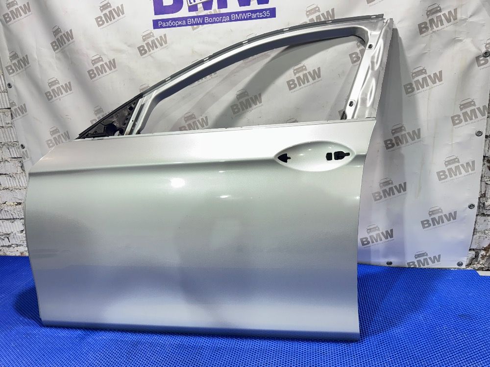 Левая дверь BMW F10 цвет 354 (серебро)