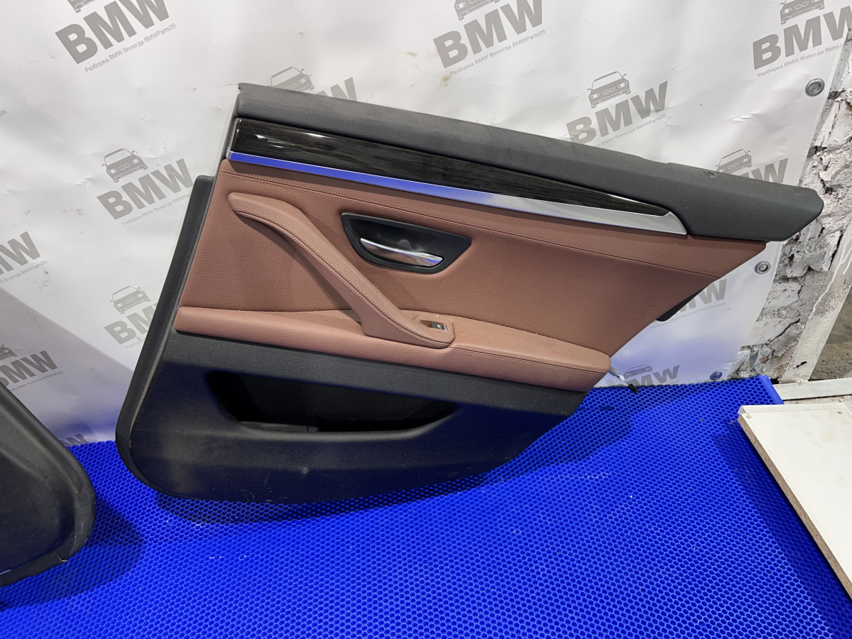 Задние дверные карты BMW F10 LCI Dakota zimt-braun