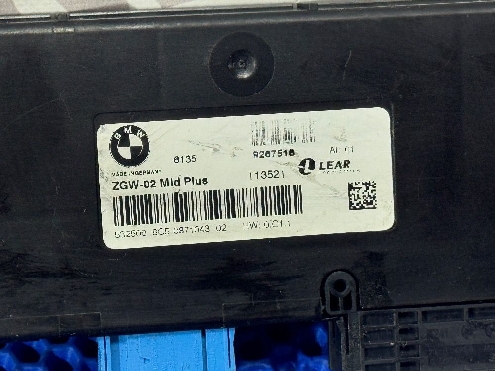 Эбу ZGW-02 mid plus BMW F10, F01, F07
