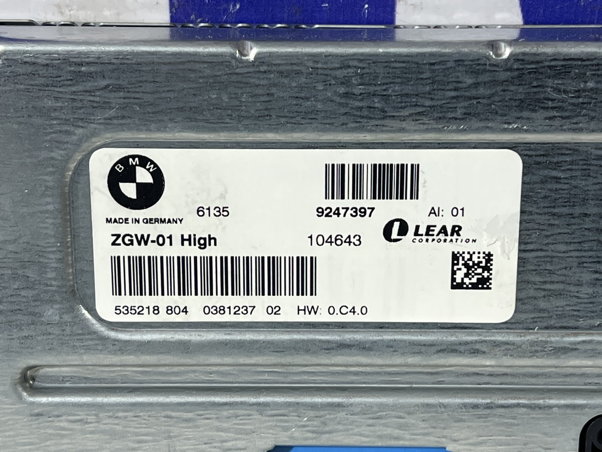 Блок ZGW BMW F10, F07, F01