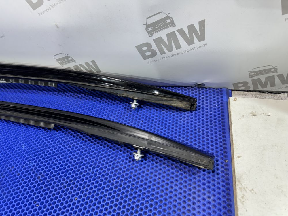 Рейлинги BMW F11 комплект черных