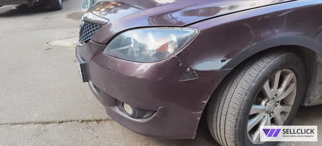 передний бампер Mazda 3 bk хечбек