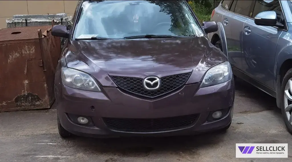 передний бампер Mazda 3 bk хечбек