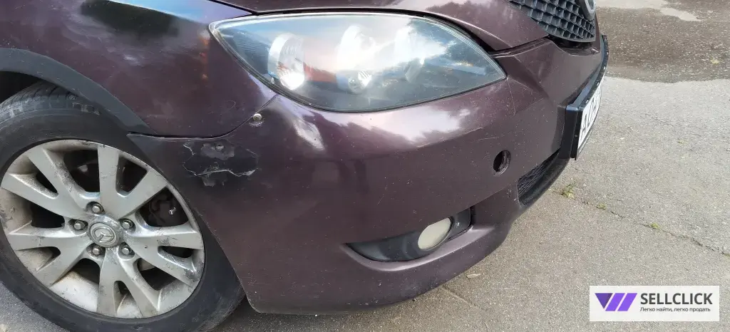передний бампер Mazda 3 bk хечбек
