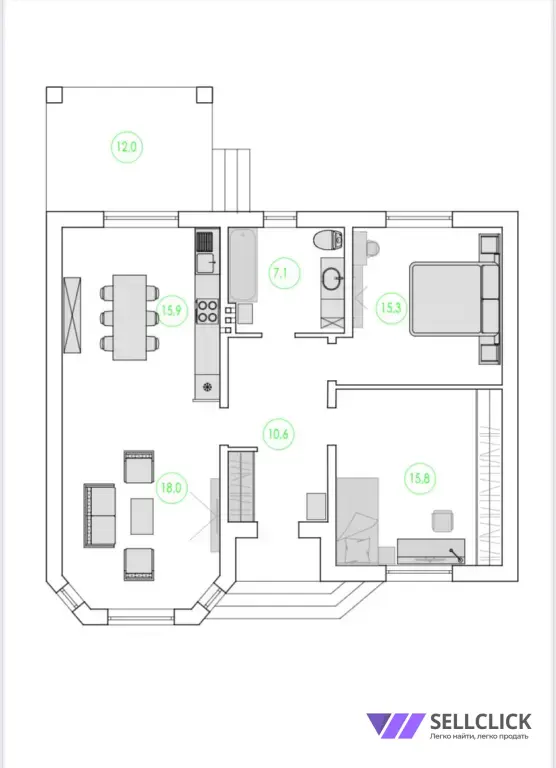 Дом 96 м², участок 6 сот.