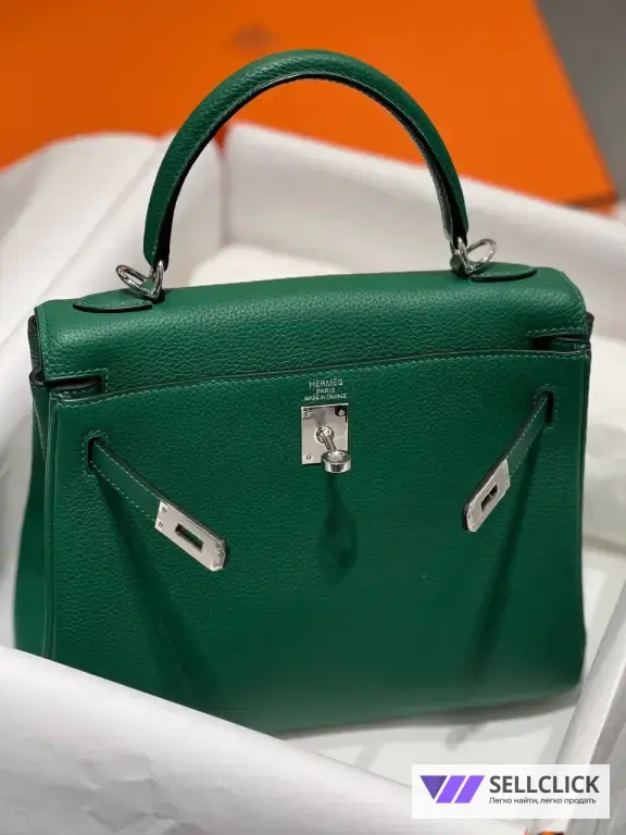 Сумка Hermes Kelly 25 cm ручная работа