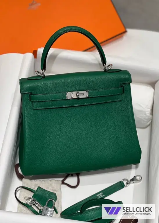 Сумка Hermes Kelly 25 cm ручная работа