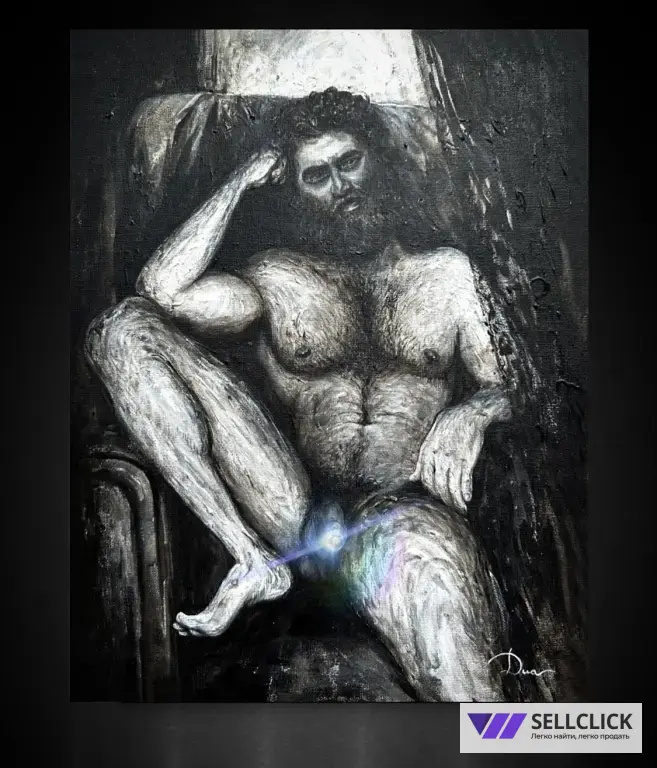 картина «Босс в своем кабинете»