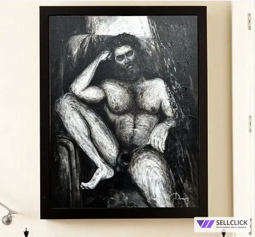 картина «Босс в своем кабинете»