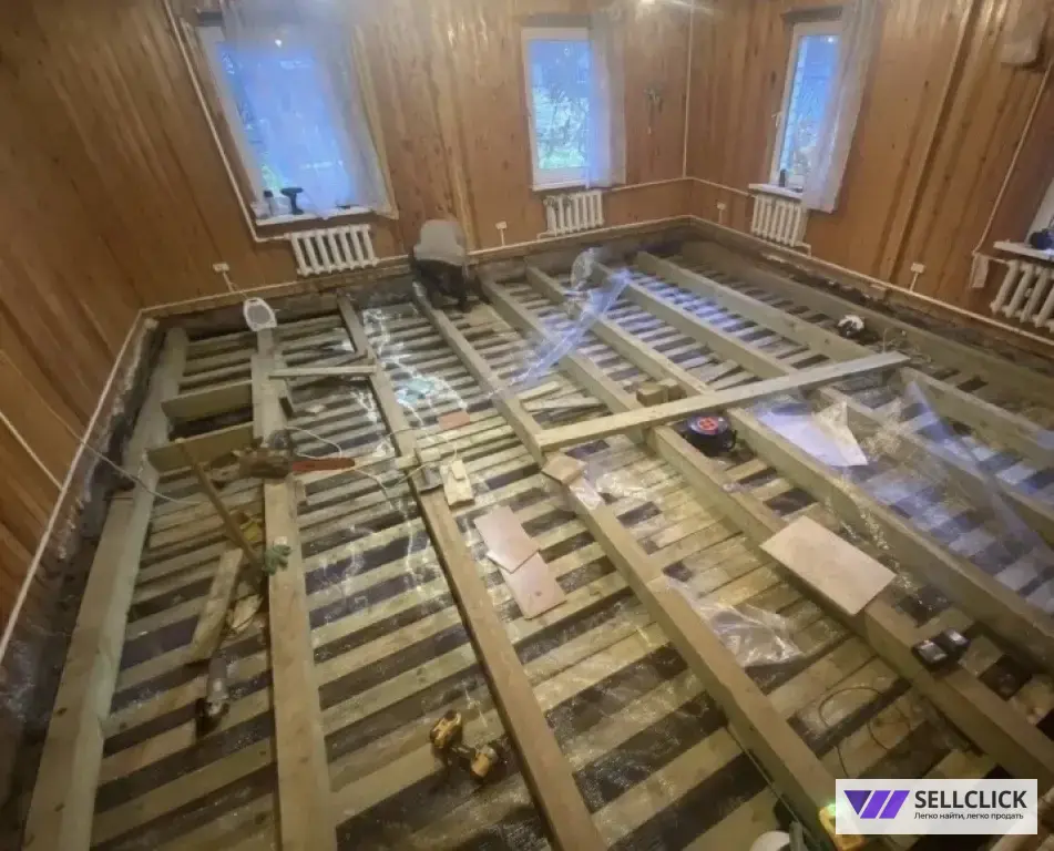 Замена и ремонт пола, замена гнилых полов