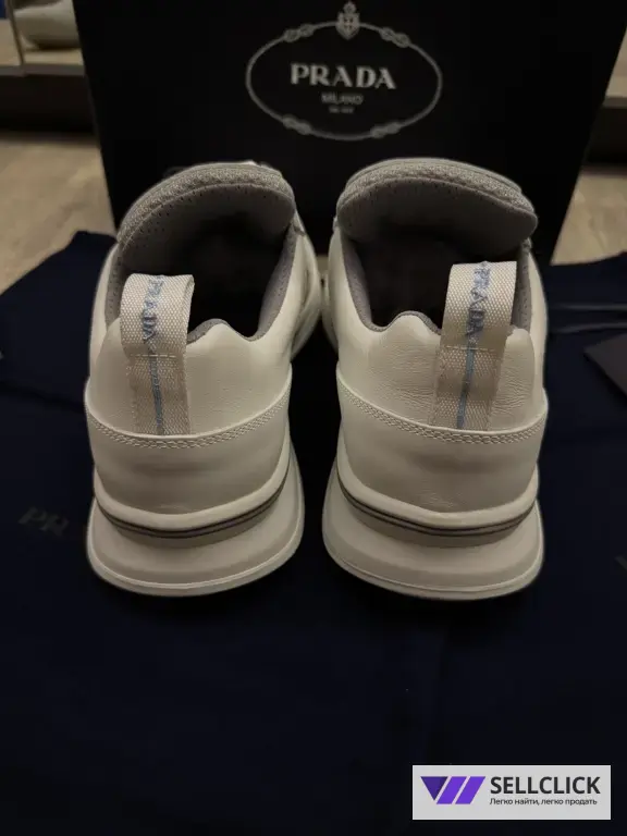Кроссовки Кожанные Prada 44EU Оригинал
