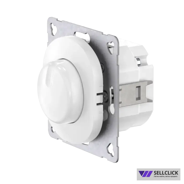 Диммер скрытой установки CADUCEUS ALING EON, поворотно-нажимной, LED 1-100Вт, универсальный, механизм