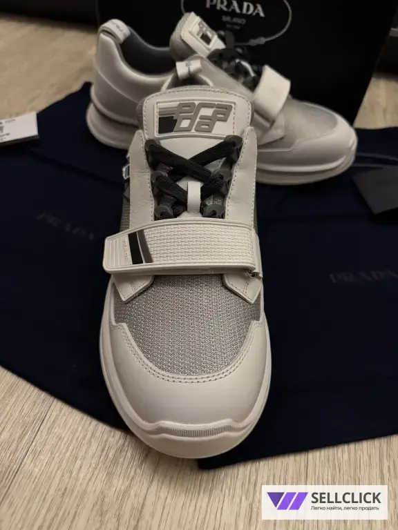 Кроссовки Кожанные Prada 44EU Оригинал