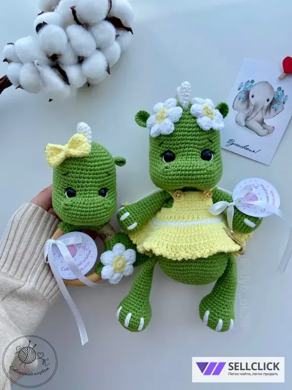 Вязанные игрушки ручной работы