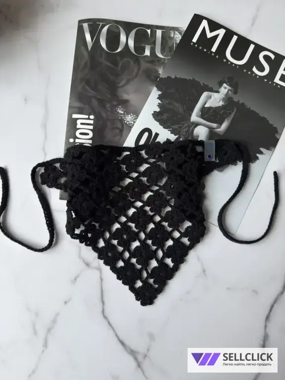 Косынка кроше как из pinterest