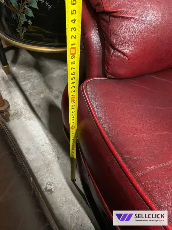 Кресло Кожаное. Мебель для кабинета. Винтажная мебель
