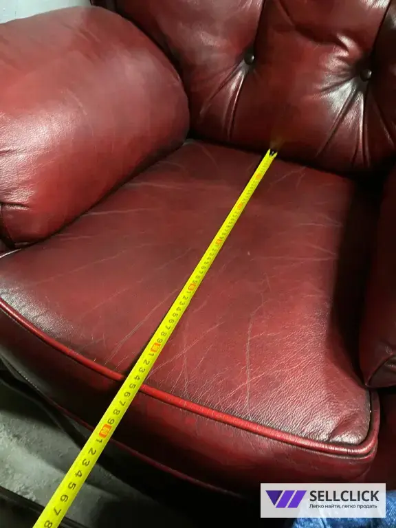 Кресло Кожаное. Мебель для кабинета. Винтажная мебель