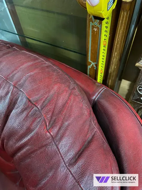 Кресло Кожаное. Мебель для кабинета. Винтажная мебель