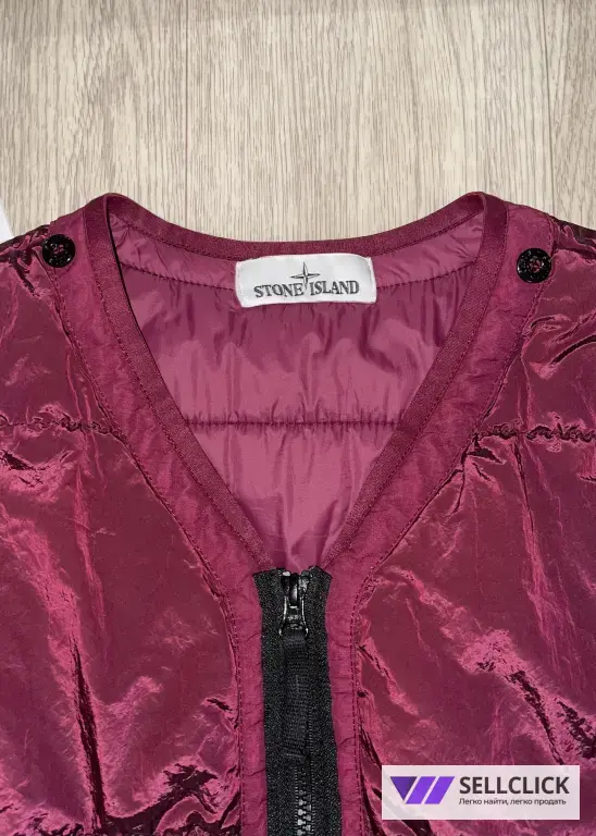 Пуховый Утепленный Бомбер Stone Island Nylon Metal L Оригинал