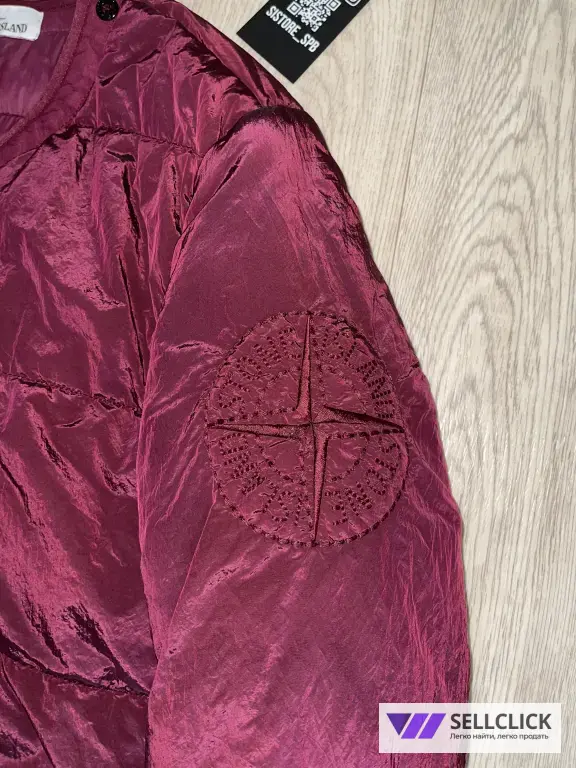 Пуховый Утепленный Бомбер Stone Island Nylon Metal L Оригинал