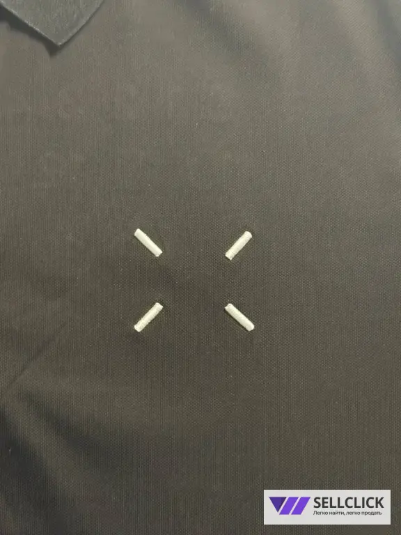 Футболка поло Maison Margiela черная