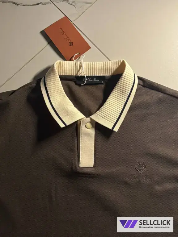 Поло Loro Piana коричневое