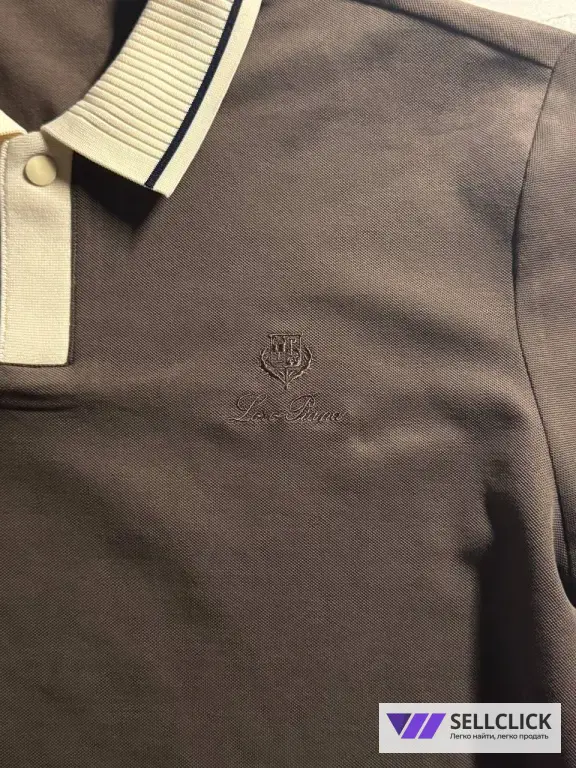 Поло Loro Piana коричневое