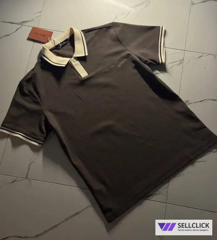 Поло Loro Piana коричневое