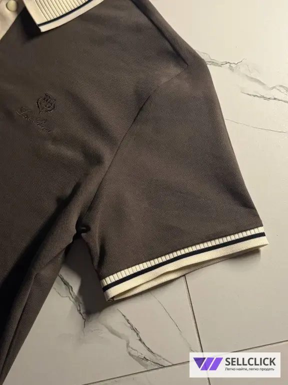 Поло Loro Piana коричневое