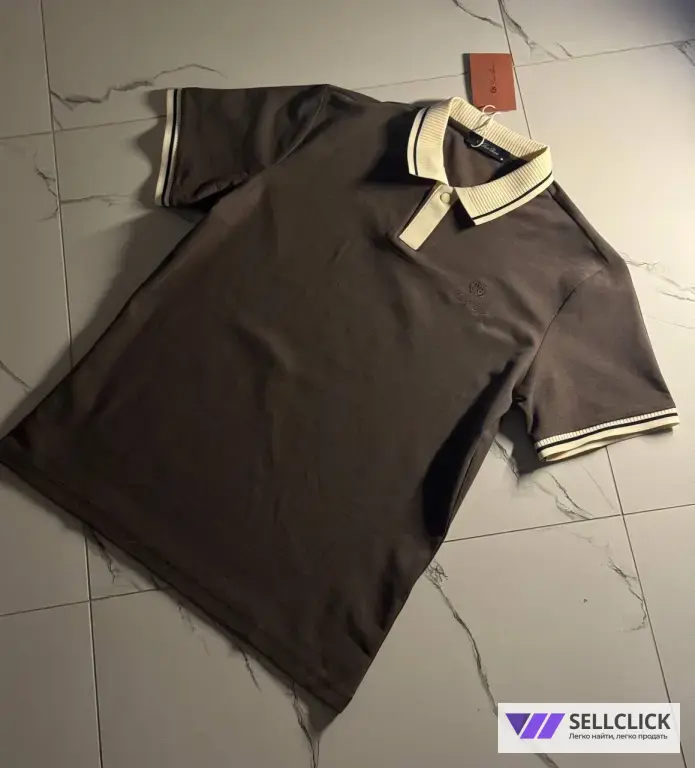 Поло Loro Piana коричневое