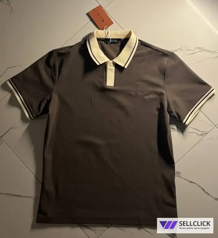 Поло Loro Piana коричневое