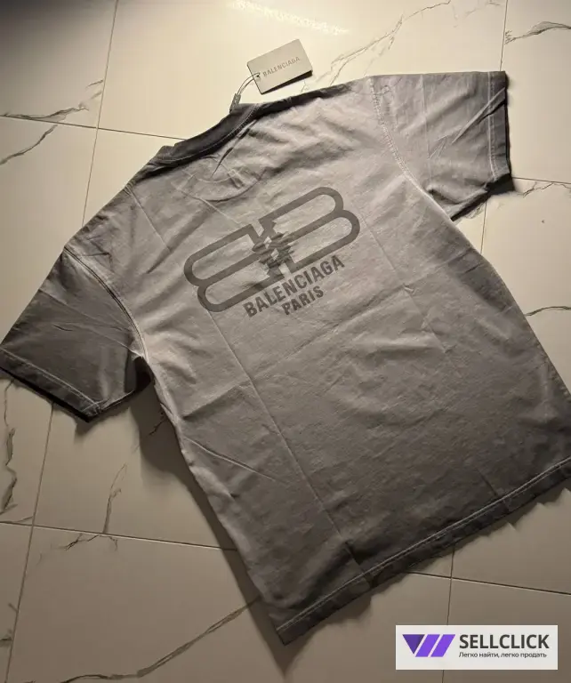 Футболка Balenciaga Paris Archive Type