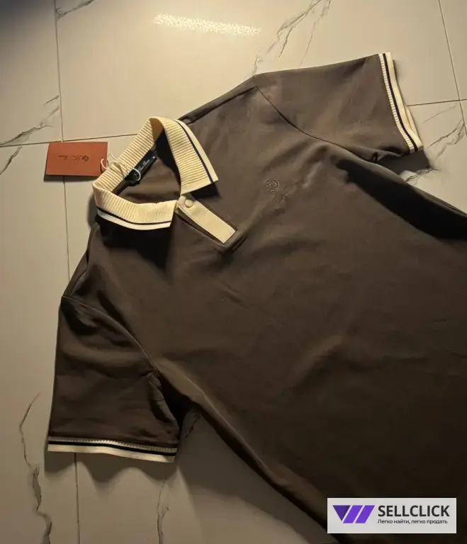Поло Loro Piana коричневое