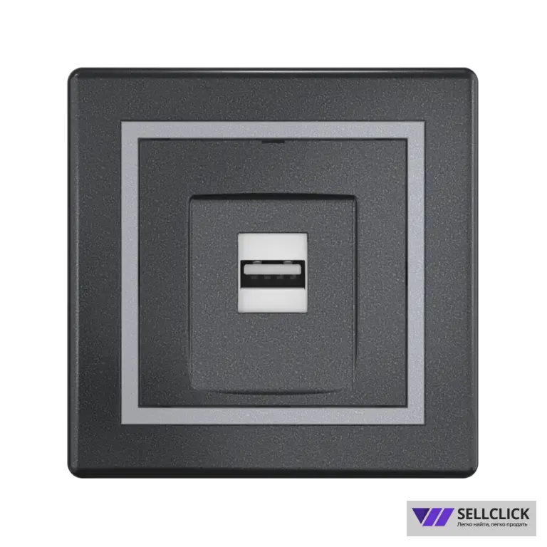 Розетка скрытой установки CADUCEUS ALING PRESTIGE с модулем Keystone USB 2.0 тип А-А, 250В~