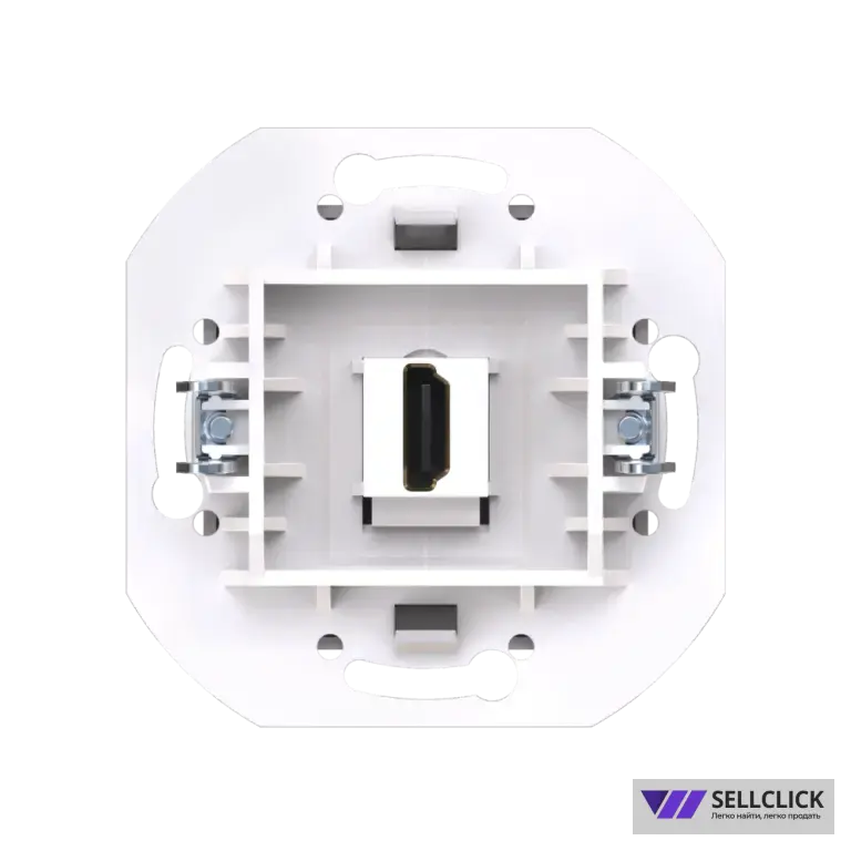 Розетка скрытой установки CADUCEUS ALING PRESTIGE с модулем Keystone HDMI тип A-A, механизм