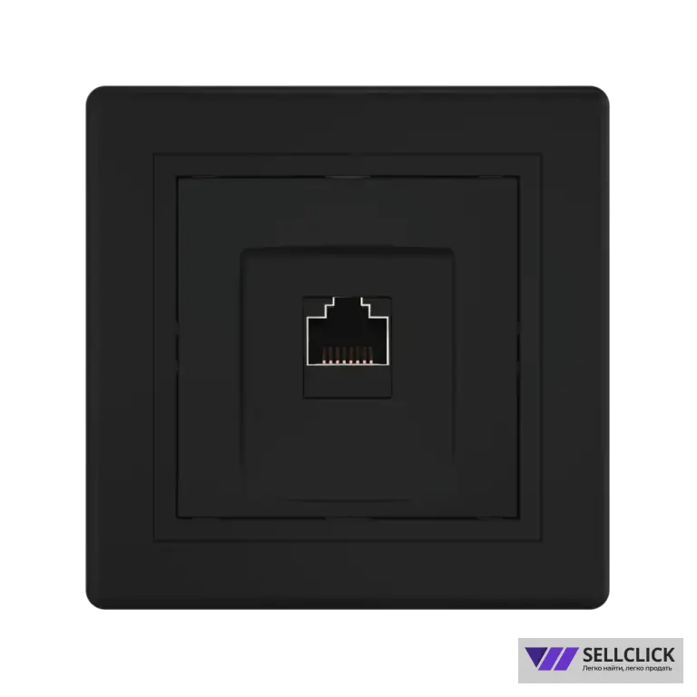 Розетка скрытой установки CADUCEUS ALING PRESTIGE компьютерная с модулем Keystone RJ45 8P8C, cat.6A, S/FTP