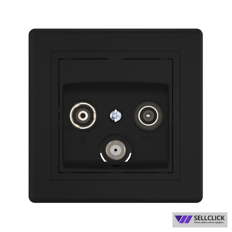 Розетка скрытой установки CADUCEUS ALING PRESTIGE антенная TV/FM/SAT, оконечная
