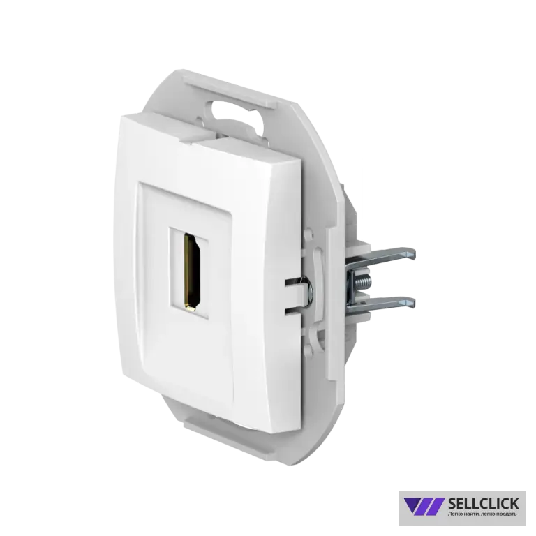 Розетка скрытой установки CADUCEUS ALING PRESTIGE с модулем Keystone HDMI тип A-A, механизм
