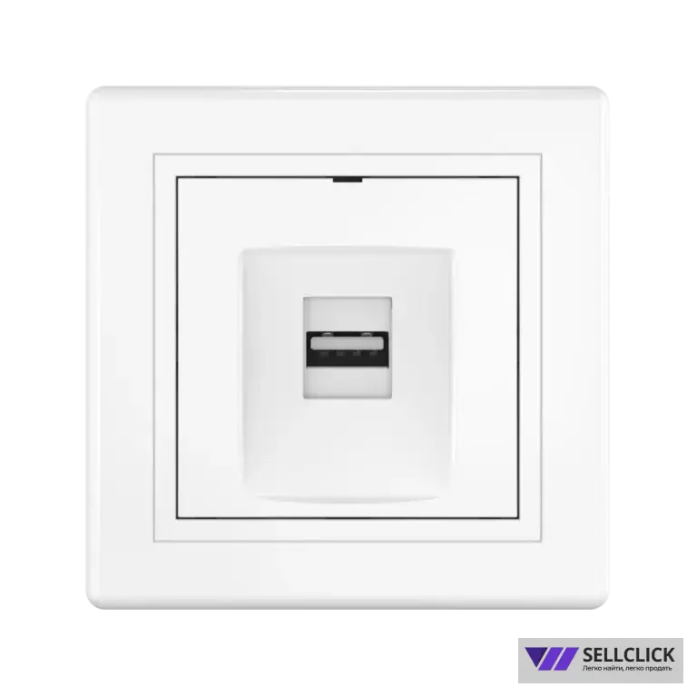 Розетка скрытой установки CADUCEUS ALING PRESTIGE с модулем Keystone USB 2.0 тип А-А, 250В~