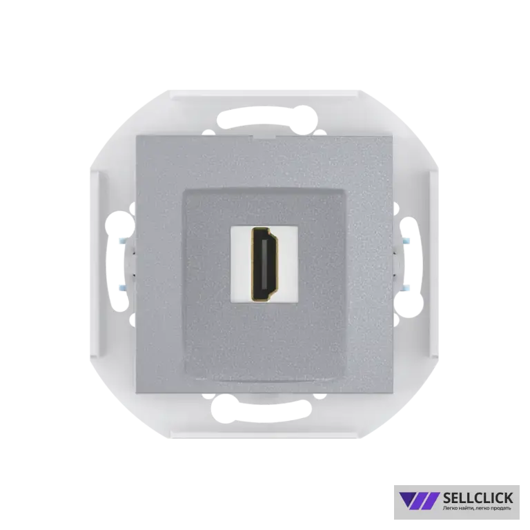 Розетка скрытой установки CADUCEUS ALING PRESTIGE с модулем Keystone HDMI тип A-A, механизм
