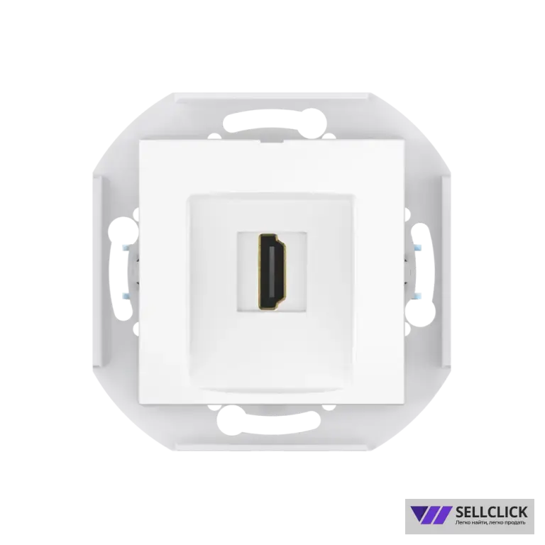 Розетка скрытой установки CADUCEUS ALING PRESTIGE с модулем Keystone HDMI тип A-A, механизм