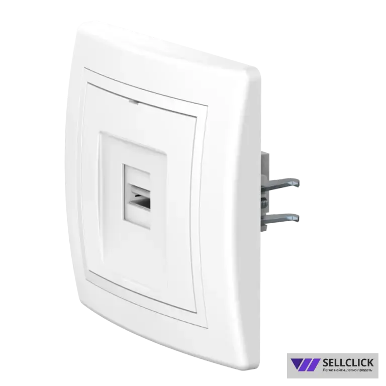 Розетка скрытой установки CADUCEUS ALING PRESTIGE с модулем Keystone USB 2.0 тип А-А, 250В~